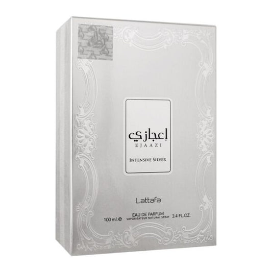 Lattafa Ejaazi Intensive Silver Eau De Parfum, Fragrance For Men And Women, 100ml