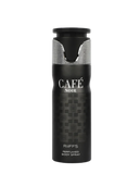 Riiffs Cafe Noir Perfumed Deodorant for Men – 200ml | Long-Lasting Bold Roasted Coffee, Dark Woods & Spicy Amber Body Spray
