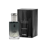 Ajmal Carbon Eau De Parfum – 100ml For Men | Premium Fresh Aromatic Woody Fragrance | Crisp Citrus, Lavender, Spicy Clove, Earthy Patchouli, Warm Woody Notes & Musk Long-Lasting Perfume