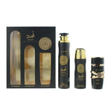 LATTAFA ASAD GIFT SET (100ML PERFUME + 200ML BODY SPRAY + 300ML AIR FRESHENER)