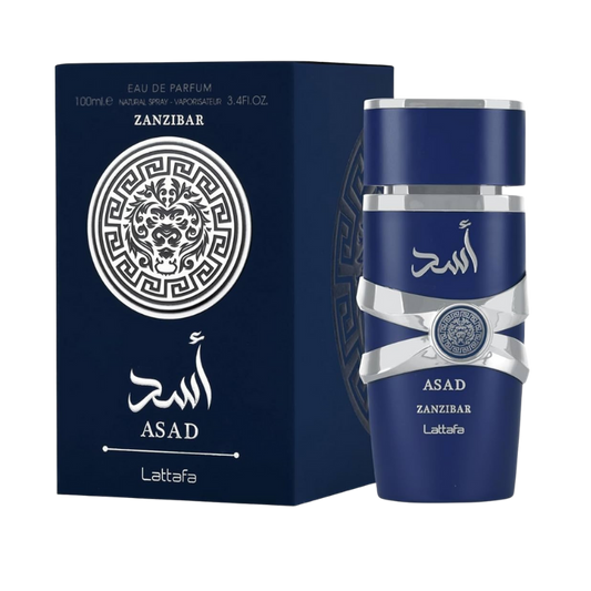 LATTAFA ASAD ZANZIBAR FOR MEN: Bold Spicy Fragrance