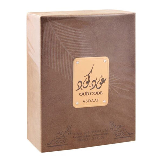Asdaaf Oud Code Eau De Parfum, Fragrance For Men & Women, 100ml
