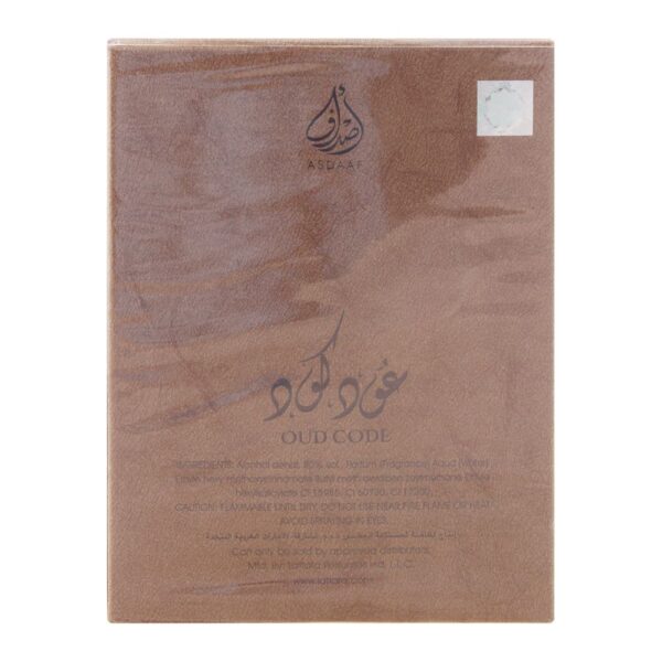 Asdaaf Oud Code Fragrance For Men & Women: Exotic Aroma