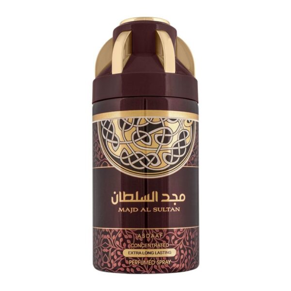 Asdaaf Majd Al Sultan Extra Long Lasting Perfumed Body Spray for All-Day Elegance