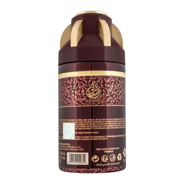 Asdaaf Majd Al Sultan Extra Long Lasting Perfumed Body Spray for All-Day Elegance