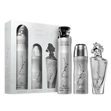 MAAHIR SILVER GIFT SET (PERFUME + BODY SPRAY + AIR FRESHENER)