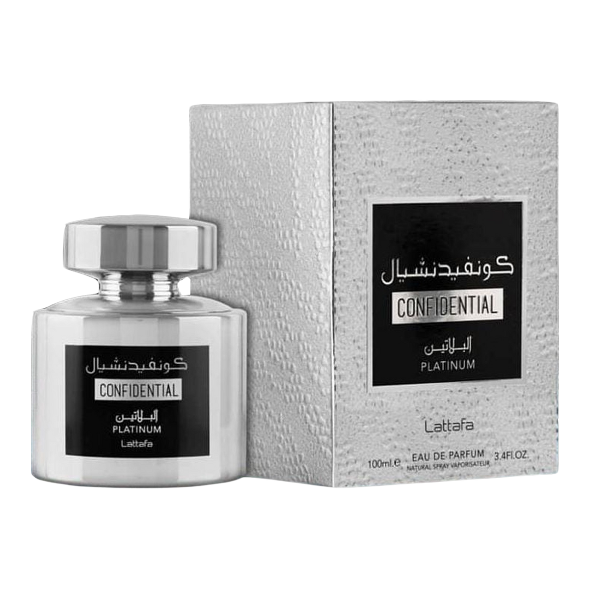 LATTAFA CONFIDENTIAL PLATINUM FOR MEN/WOMEN 100ML