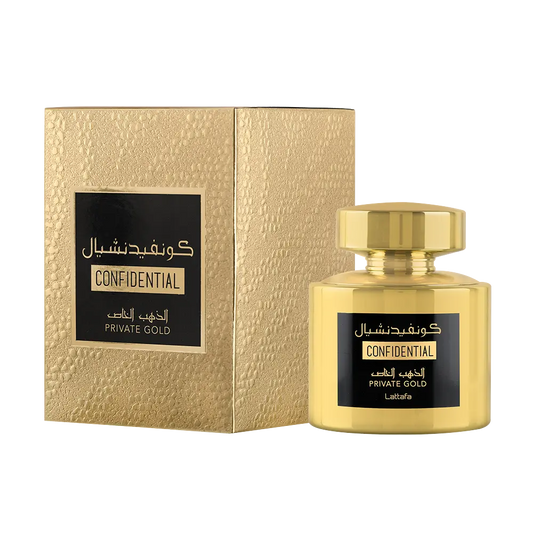 LATTAFA CONFIDENTIAL GOLD FOR MEN/WOMEN 100ML