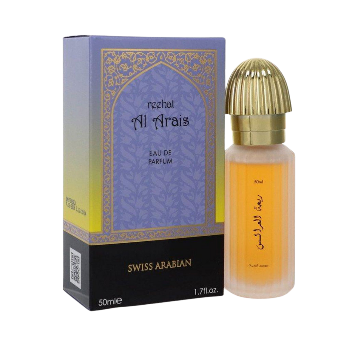 Swiss Arabian Reehat Al Arais Eau De Parfum – 50ml | for Men & Women | Sparkling Petitgrain, Velvet Jasmine & Radiant Cedarwood Luxury Signature Scent
