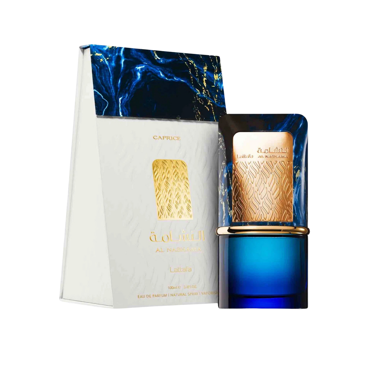 Lattafa Al Nashama Caprice Eau De Parfum – 100ml | Premium Luxury Unisex Woody Aromatic Fresh Spicy Fragrance | Sparkling Cardamom, Crisp Bergamot, Lavender, Creamy Sandalwood & Rich Amber Long-Lasting Scent