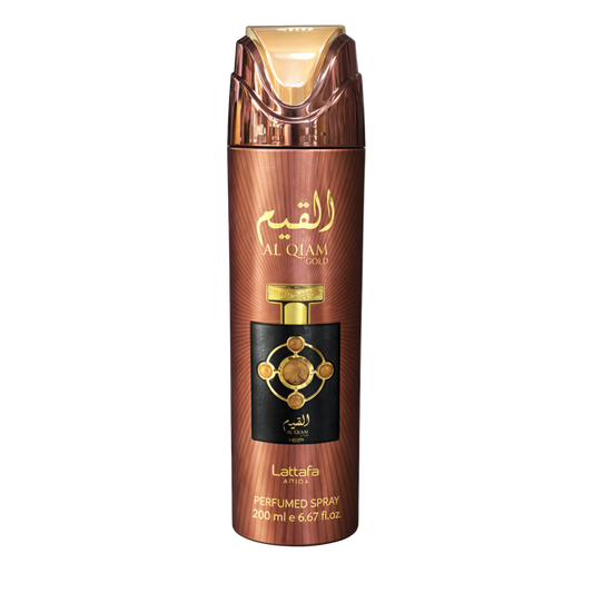 LATTAFA AL QIAM GOLD BODY SPRAY FOR MEN AND WOMEN 200ML