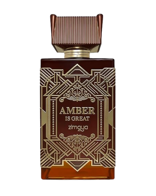 Zimaya Amber Is Great Eau De Parfum – 100ml | Sparkling Citrus, Sweet Saffron & Warm Amber Luxury Signature Scent