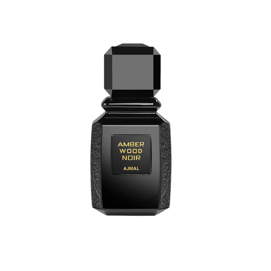 Ajmal Amber Wood Noir Eau De Parfum – 100ml | Premium Luxury Unisex Signature W Series | Rich Black Pepper, Aromatic Spices, Elegant Florals, Royal Amber & Deep Woody Oud Long-Lasting Scent
