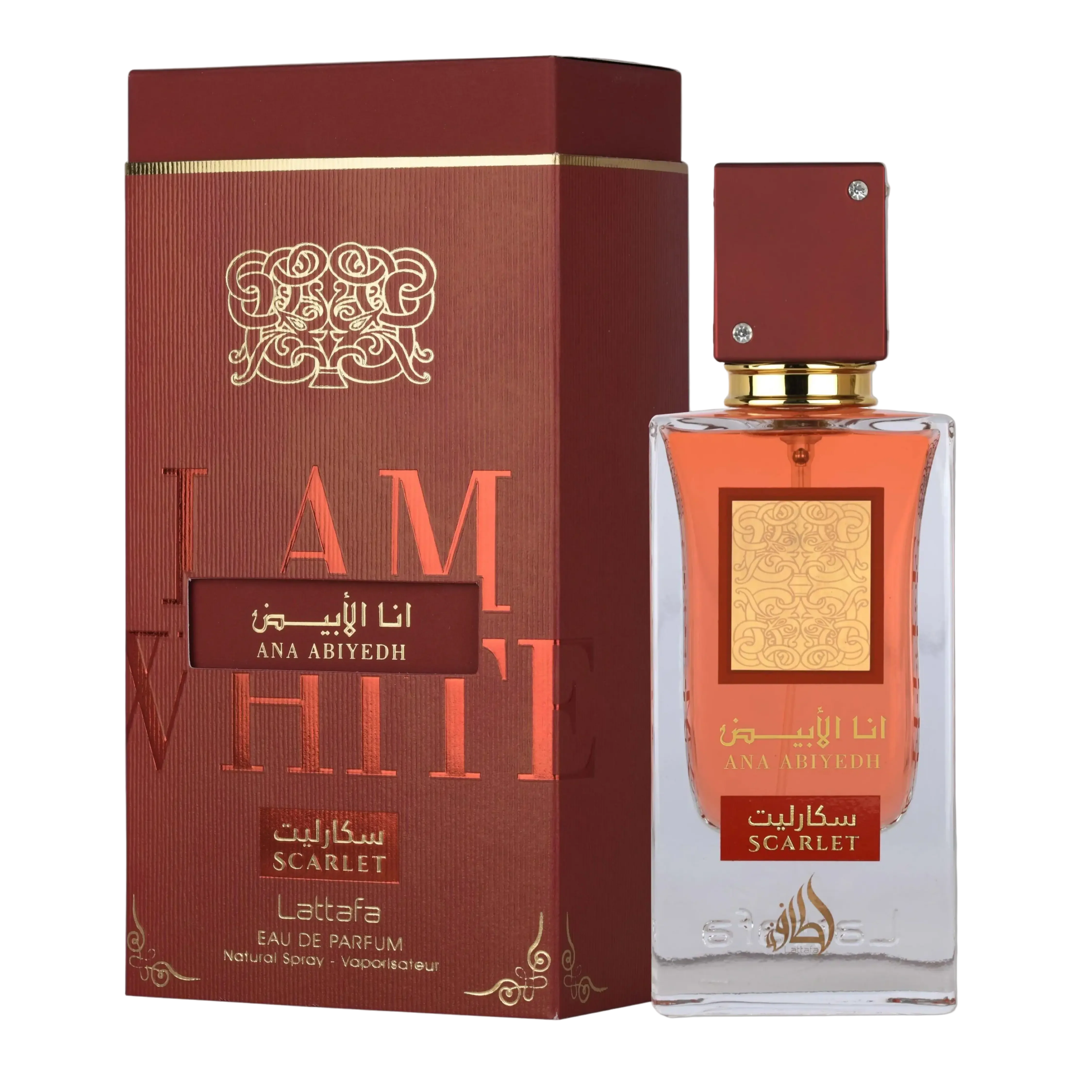 LATTAFA ANA ABIYEDH SCARLET FOR WOMEN 60ML - EAU DE PARFUM