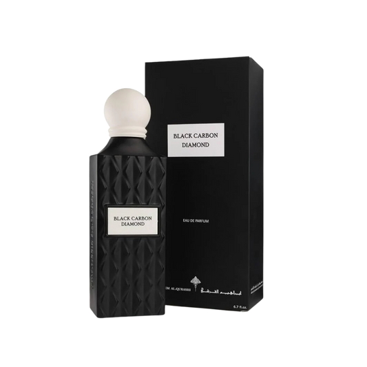 Ibrahim Al Qurashi IBRAQ Perfumes إبراق Black Carbon Diamond Eau De Parfum – 150ml | Unisex | Sparkling Bergamot, Velvet Saffron & Radiant Black Amber Luxury Diamond Series Signature Scent