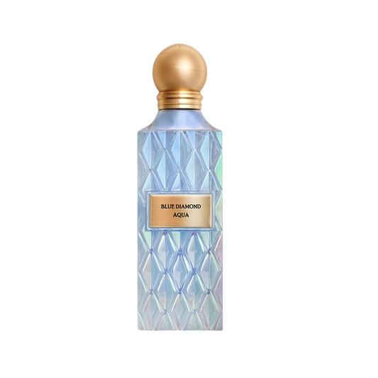 Ibrahim Al Qurashi IBRAQ Perfumes إبراق Blue Diamond Aqua Eau De Parfum – 150ml | Unisex | Sparkling Grapefruit, Velvet Marine Accord & Radiant Rich Amberwood Luxury Diamond Series Signature Scent