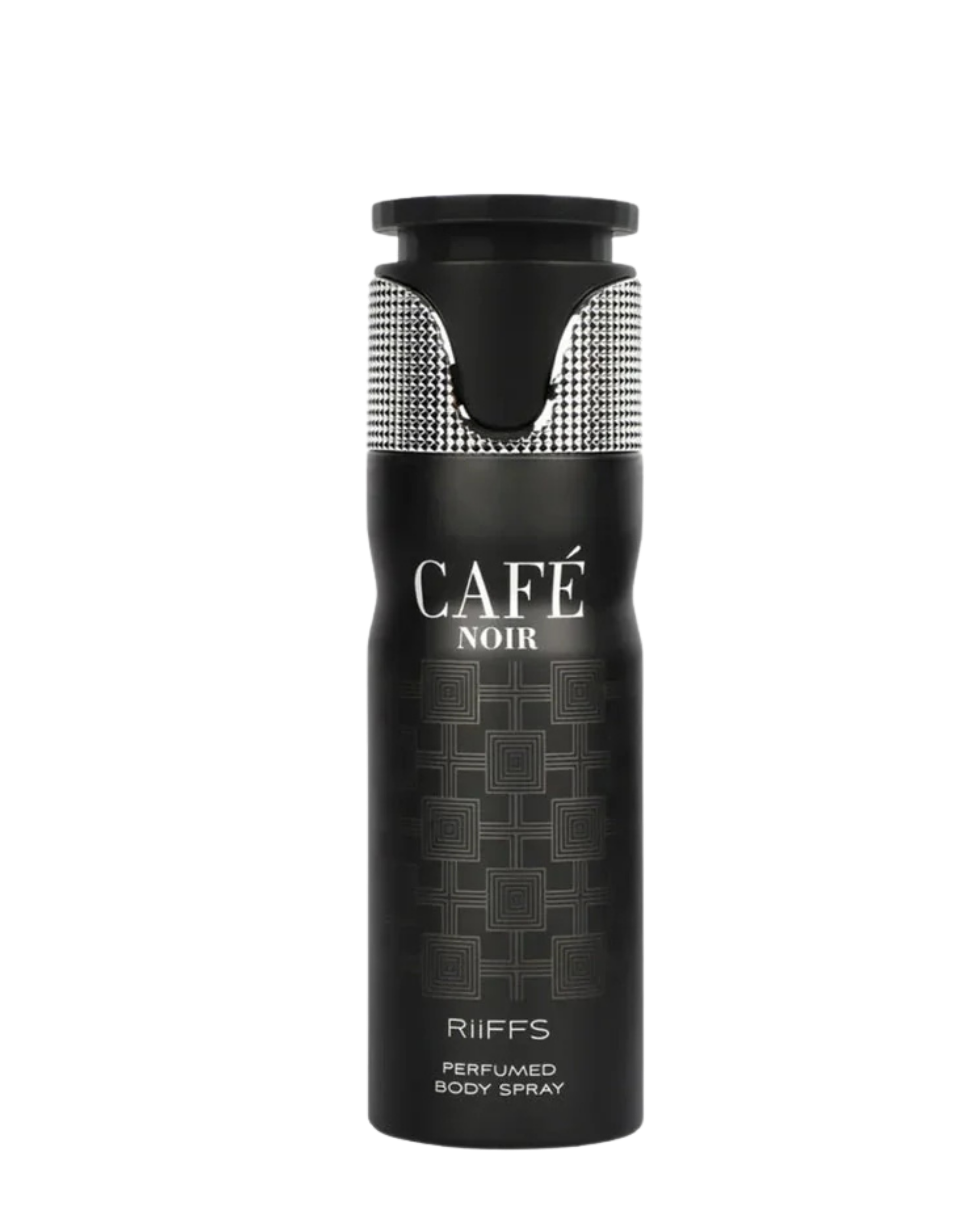 Riiffs Cafe Noir Perfumed Deodorant for Men – 200ml | Long-Lasting Bold Roasted Coffee, Dark Woods & Spicy Amber Body Spray