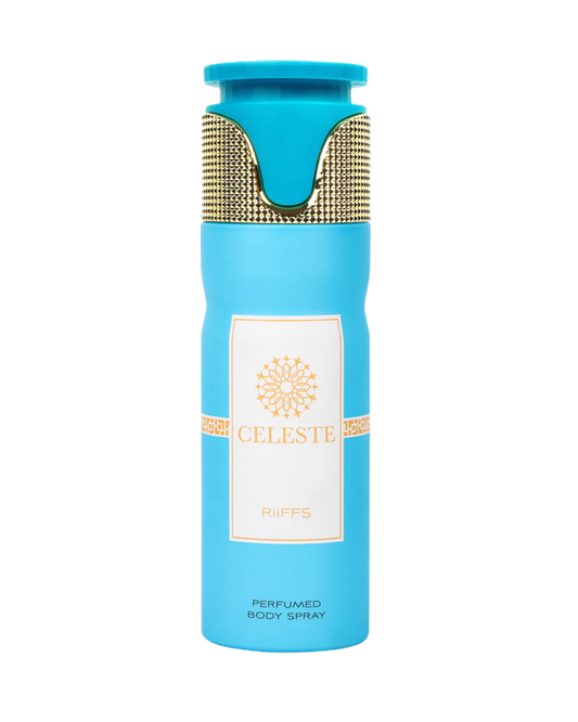 Riiffs Celeste For Women Perfumed Deodorant – 200ml | Long-Lasting Ethereal Floral, Musk & Powdery Luxury Body Spray