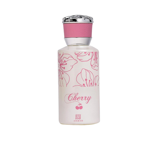 Ahmed Al Maghribi Cherry Eau De Parfum – 50ml | Women | Soft Red Cherries & Green Apple, Delicate Cherry Blossom & Jasmine, Soft Airy White Musk Luxury Floral Fruity Signature Scent