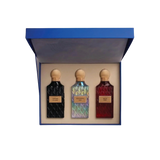Ibrahim Al Qurashi IBRAQ Perfumes إبراق Diamond Collection Gift Set – 75ml x 3 | Unisex | Premium Trio Pack with Luxury Oud, Floral & Woody Amber Diamond Series Discovery Set