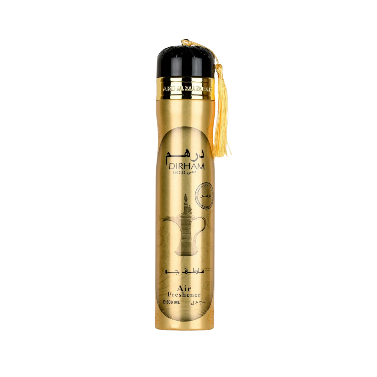 Ard Al Zaafaran Dirham Gold Air Freshener Spray – 300ml / 10.1 fl. oz.