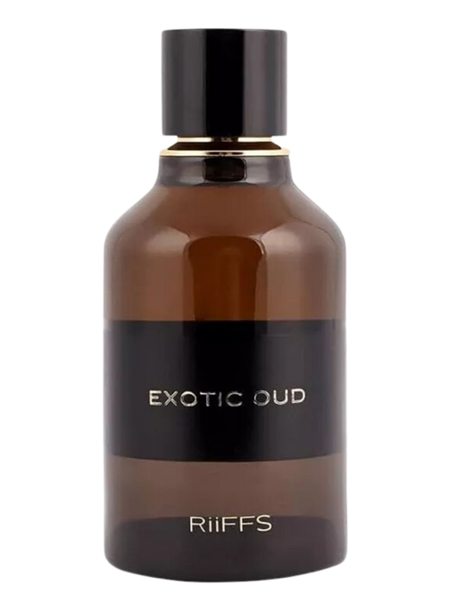 Riiffs Exotic Oud Eau De Parfum for Men – 100ml | Spicy Oriental Agarwood, Saffron & Warm Amber Signature Scent