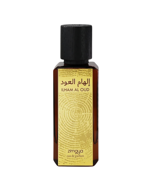 Zimaya Ilham Al Oud Eau De Parfum – 100ml | Smokey Agarwood, Sweet Raspberry & Rich Leather Luxury Signature Scent