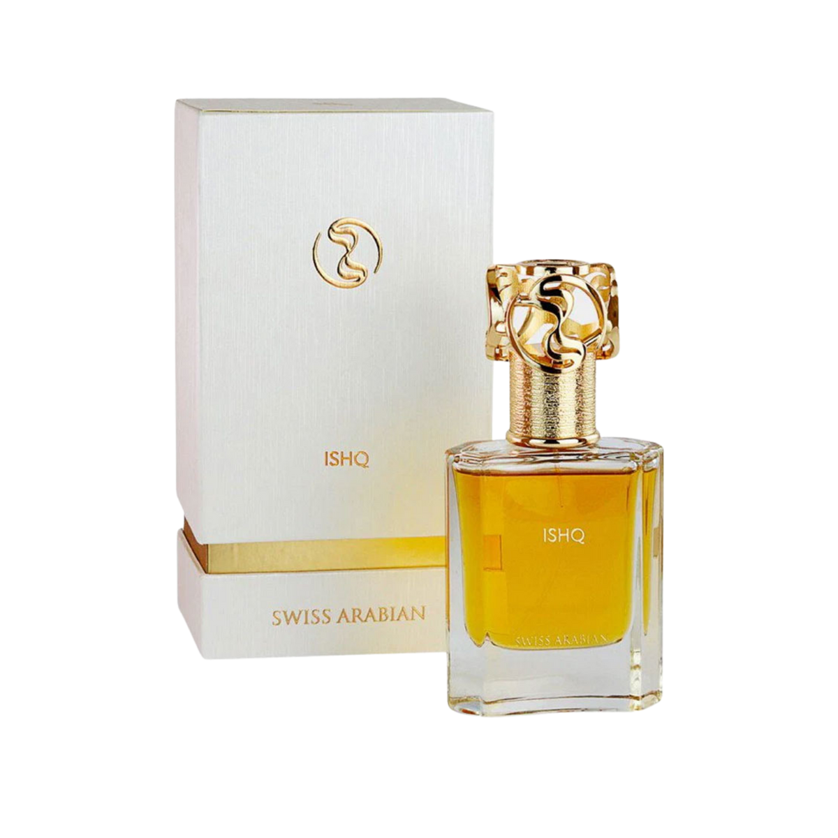 Swiss Arabian Ishq Eau De Parfum – 50ml | for Men & Women | Sparkling Saffron, Velvet Rose & Radiant Amber Luxury Arabian Scent