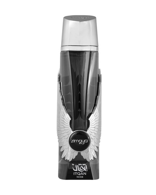 Zimaya Itqan Noir Eau De Parfum – 100ml | Sparkling Bergamot, Radiant Orange Blossom & Woody Ambrofix Signature Scent