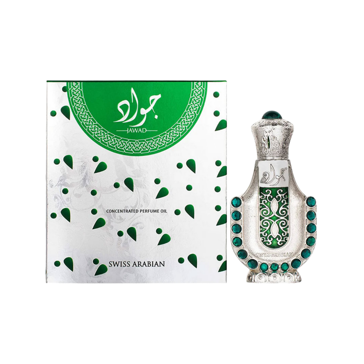 Swiss Arabian Jawad Concentrated Perfume Oil – 15ml | Unisex | Sparkling Citrus, Spicy Saffron & Radiant Rose Luxury Arabian Scent (Alcohol-Free)