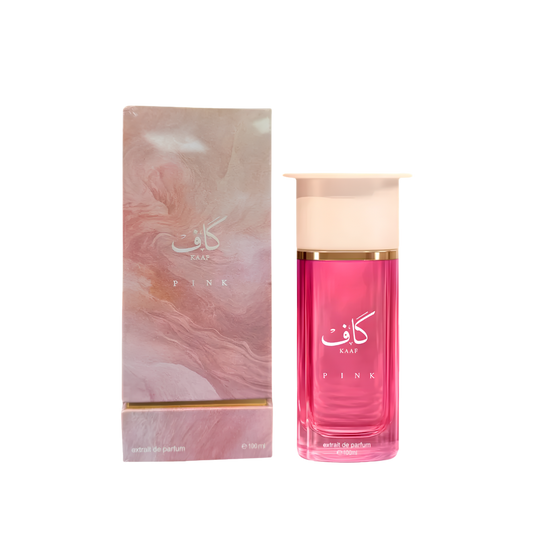 Ahmed Al Maghribi Kaaf Pink Extrait De Parfum – 100ml | Women | Sweet Red Fruits & Grapefruit, Romantic Peony & Lily of the Valley, Soft Vanilla, Sandalwood & White Musk Ultra Long-Lasting Feminine Fragrance