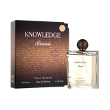 Rasasi Knowledge Pour Homme Eau De Parfum – 100ml | Sparkling Citron, Spicy Cardamom & Deep Cedarwood Luxury Signature Scent for Men