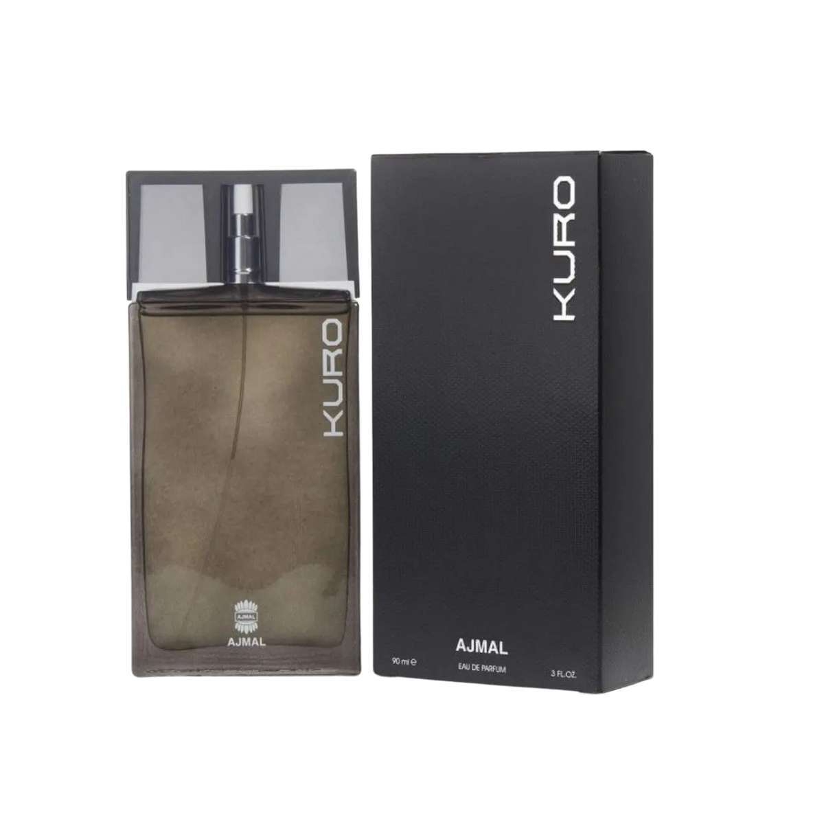 Ajmal Kuro Eau De Parfum – 90ml For Men | Premium Fresh Spicy Aromatic Fragrance | Fresh Bergamot, Sharp Pepper, Clean Lavender, Earthy Patchouli, Ambergris & Warm Woods Long-Lasting Perfume