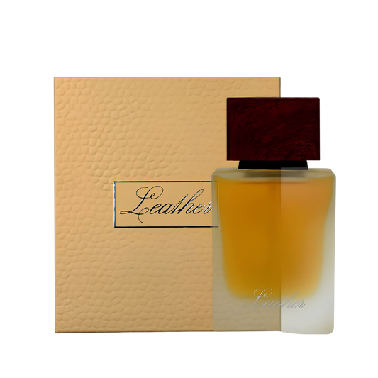 Ahmed Al Maghribi Leather Eau De Parfum – 50ml | Unisex | Premium Tuscan Leather Accord, Smoky Saffron, Warm Thyme, Sweet Jasmine & Deep Amber Long-Lasting Luxury Niche Perfume
