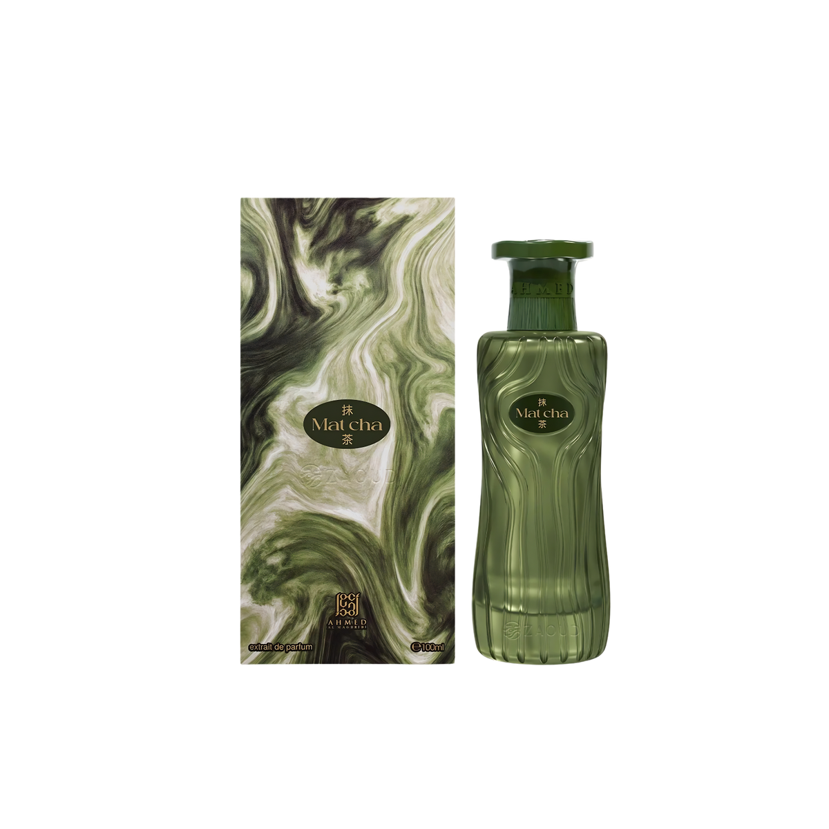 Ahmed Al Maghribi Matcha Extrait De Parfum – 100ml | Unisex | Earthy Green Tea & Creamy Milk, Roasted Pistachio & Hazelnut, Warm Vanilla, Sandalwood & Powdery Musk Long-Lasting Gourmand Scent