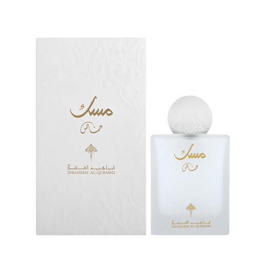 Ibrahim Al Qurashi IBRAQ Perfumes إبراق Special Musk Eau De Parfum – 100ml | Unisex | Sparkling Clean Linen, Velvet Powdery Florals & Radiant Rich Royal White Musk Luxury Signature Scent