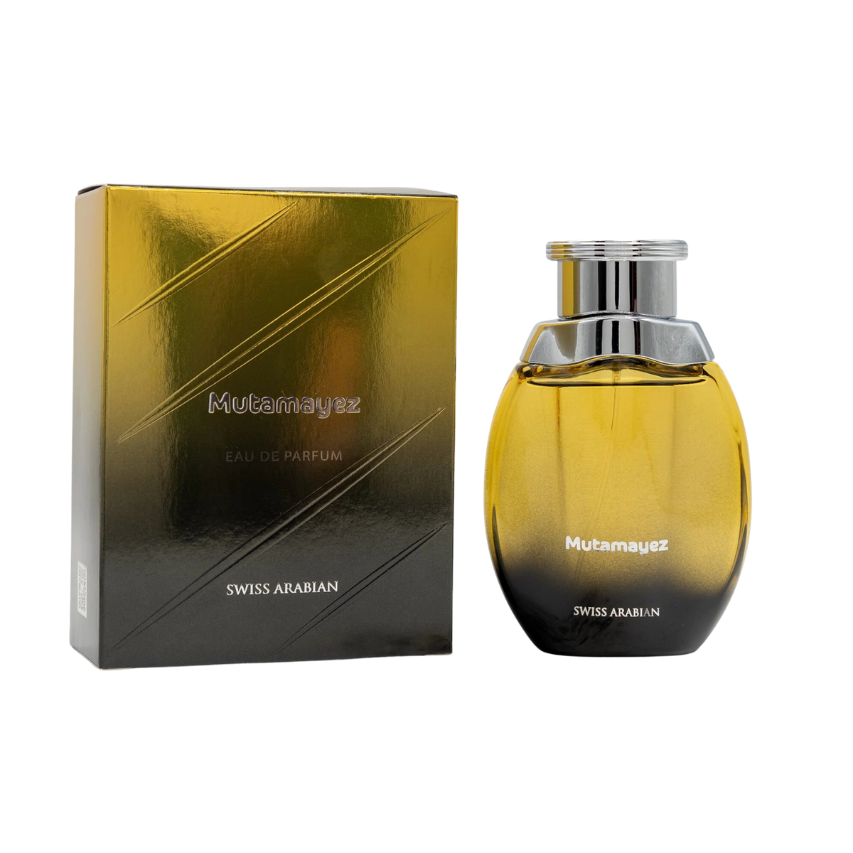 Swiss Arabian Mutamayez Eau De Parfum – 100ml | for Men | Sparkling Orange, Spicy Cardamom & Radiant Cambodian Oud Luxury Signature Scent