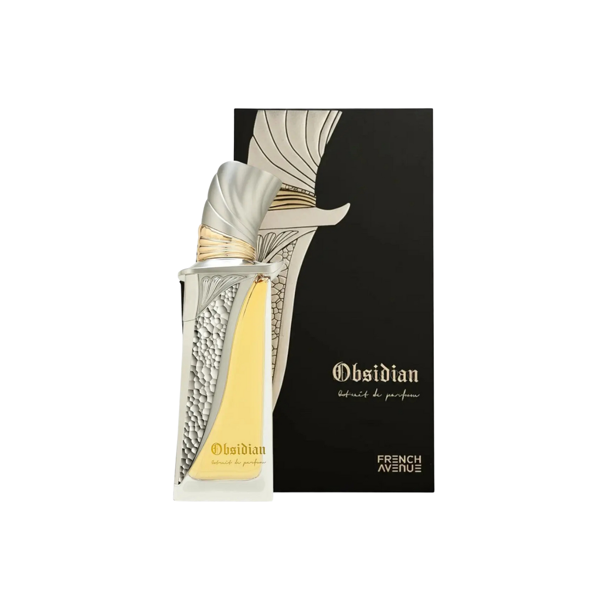 French Avenue Obsidian Eau De Parfum – 100ml | Premium Luxury Unisex Woody Amber Spice Fragrance | Dark Leather, Smoked Incense, Precious Oud, Rich Spices & Deep Amber Long-Lasting Elite Niche Perfume