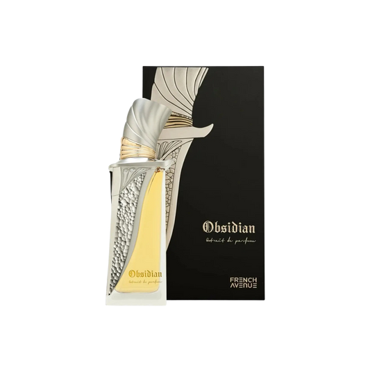 French Avenue Obsidian Eau De Parfum – 100ml | Premium Luxury Unisex Woody Amber Spice Fragrance | Dark Leather, Smoked Incense, Precious Oud, Rich Spices & Deep Amber Long-Lasting Elite Niche Perfume