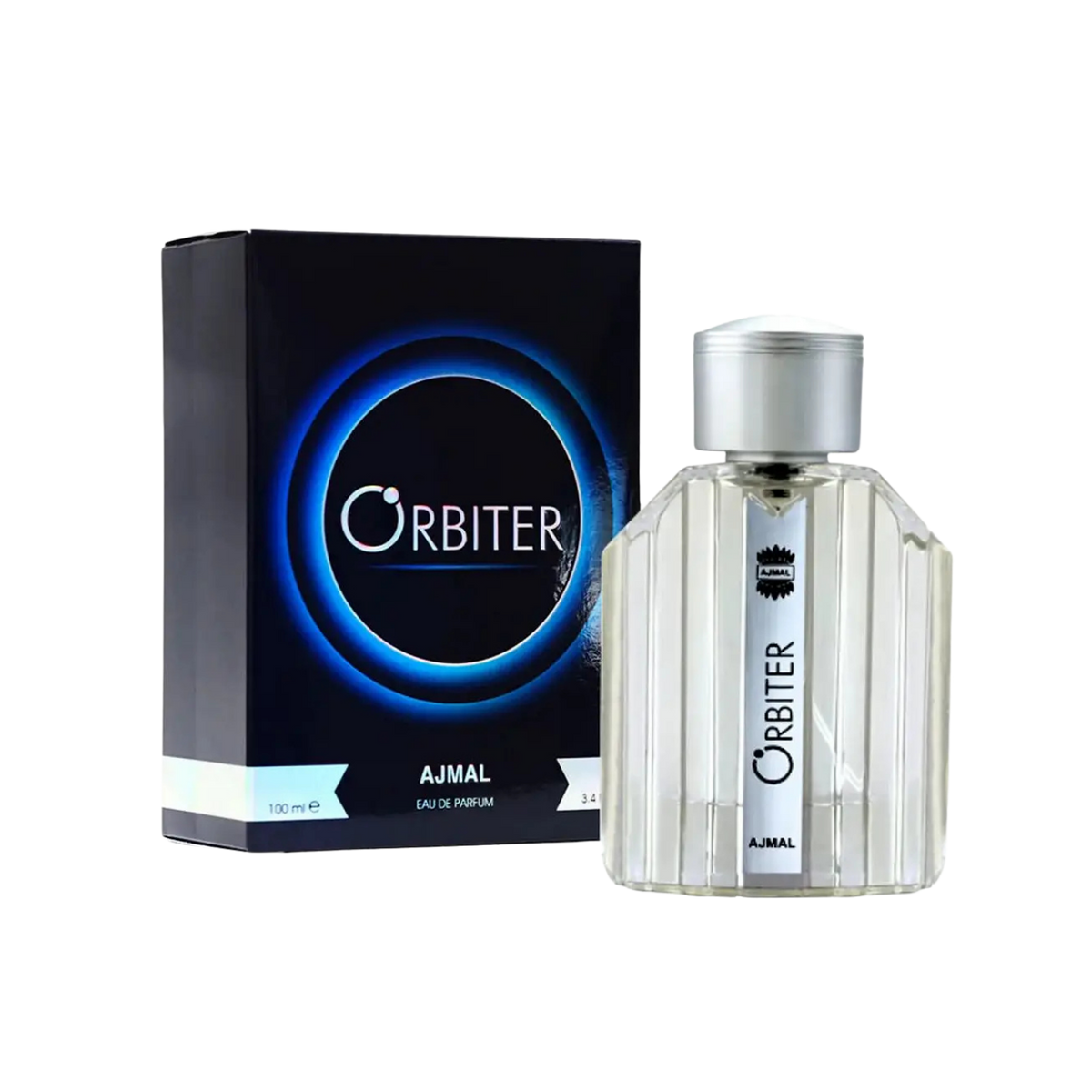 Ajmal Orbiter Eau De Parfum – 100ml For Men | Premium Woody Ambery Aromatic Fragrance | Fresh Citrus, Spicy Cardamom, Earthy Patchouli, Warm Amber & Deep Woods Long-Lasting Luxury Perfume