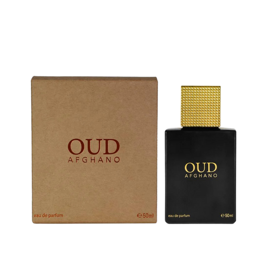 Ahmed Al Maghribi Oud Afghano Eau De Parfum – 50ml | Premium Men's Fragrance | Intense Dark Oud, Rich Tobacco & Coffee, Smoky Incense, Green Accords & Labdanum Long-Lasting Masculine Scent