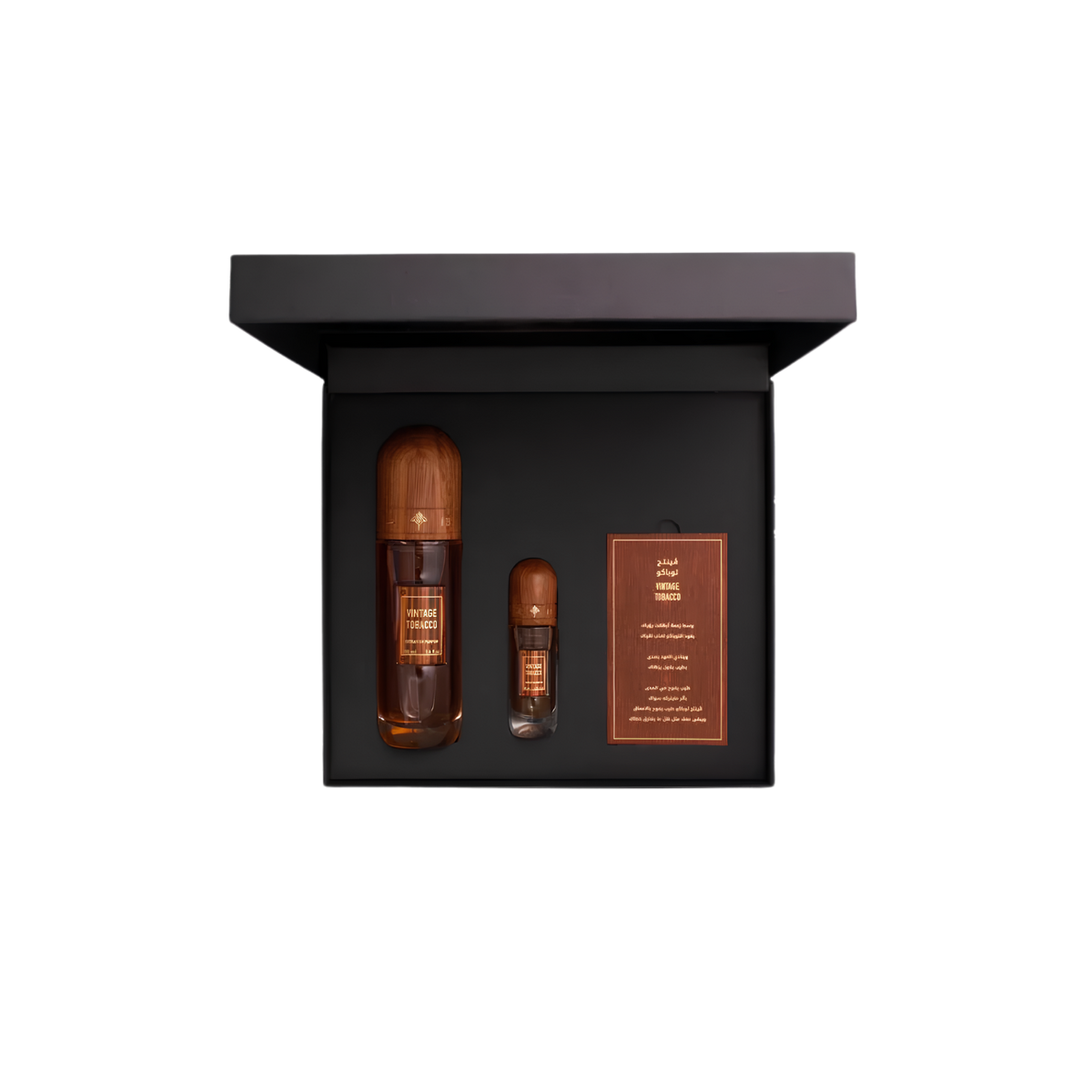 Ibrahim Al Qurashi IBRAQ Perfumes إبراق Vintage Tobacco Extrait De Parfum – 100ml | Unisex | Deep Warm Spices, Rich Aged Tobacco & Concentrated Amberwood Luxury Signature Scent Powerhouse
