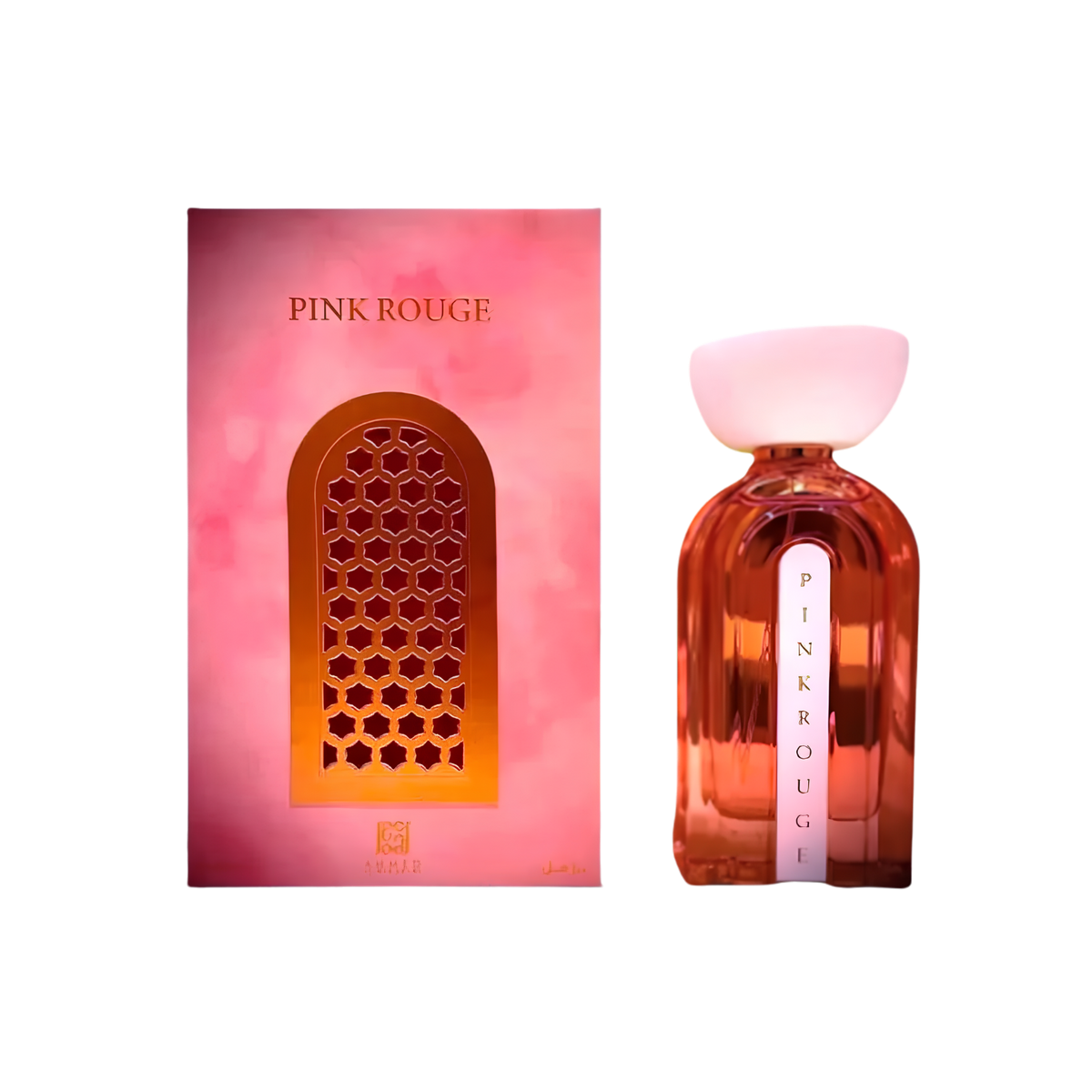 Ahmed Al Maghribi Pink Rouge Extrait De Parfum – 100ml | Premium Luxury Women's Fragrance | Sweet Cotton Candy & Caramel, Vibrant Red Berries, White Florals, Rich Amber & Precious Woods Eternal Longevity
