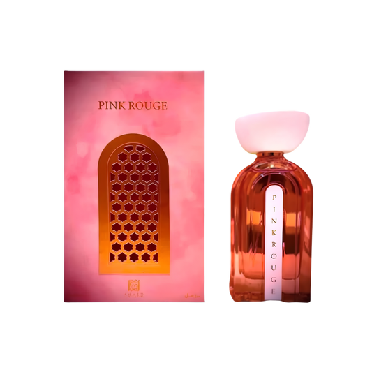 Ahmed Al Maghribi Pink Rouge Extrait De Parfum – 100ml | Premium Luxury Women's Fragrance | Sweet Cotton Candy & Caramel, Vibrant Red Berries, White Florals, Rich Amber & Precious Woods Eternal Longevity