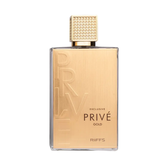 Riiffs Prive Gold Eau De Parfum – 100ml | Luxury Amber & Oriental Unisex Signature Scent