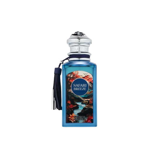 French Avenue Safari Breeze Extrait De Parfum – 100ml | Premium Luxury Unisex Woody Spicy Leather Fragrance | Exotic Spices, Fresh Citrus, Rich Tobacco Leaves, Raw Leather & Deep Amberwood Long-Lasting Scent