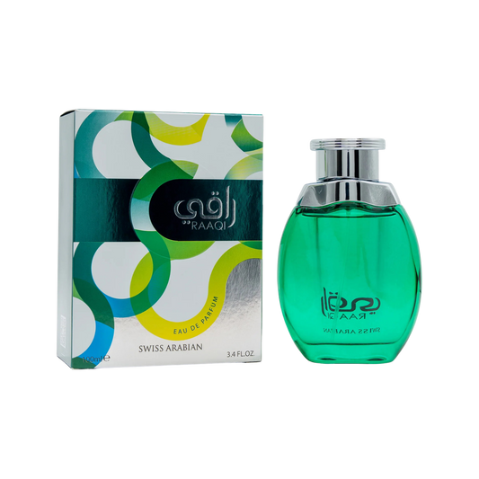 Swiss Arabian Raaqi Eau De Parfum – 100ml | for Men | Sparkling Ginger, Velvet Lavender & Radiant Guaiac Wood Luxury Signature Scent
