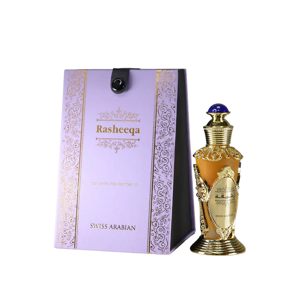 Swiss Arabian Rasheeqa Concentrated Perfume Oil – 20ml | for Women | Sparkling Rose, Velvet Jasmine & Radiant Cedarwood Luxury Arabian Scent (Alcohol-Free)