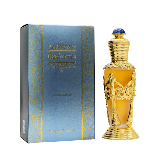Swiss Arabian Rasheeqa Eau De Parfum – 50ml | for Women | Sparkling Rose, Velvet Jasmine & Radiant Cedarwood Luxury Signature Scent
