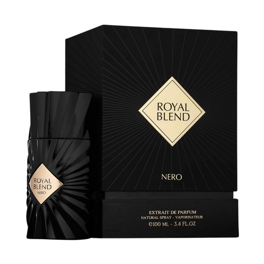 French Avenue Royal Blend Nero Extrait De Parfum – 100ml | Sweet Dates, Warm Cinnamon & Velvet Vanilla Luxury Signature Scent for Men and Women (Unisex)
